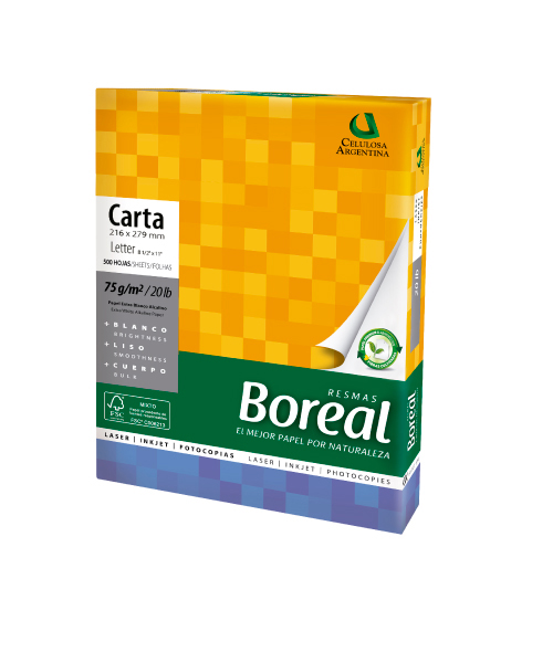 Resma Boreal Carta 75 grs