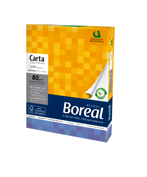 Resma Boreal Carta 80 grs