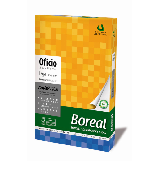 Resma Boreal Oficio 75 grs